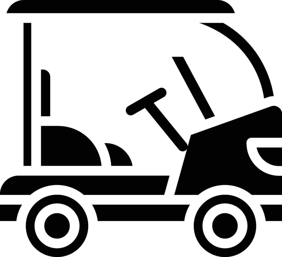 Golf Cart Vector Icon