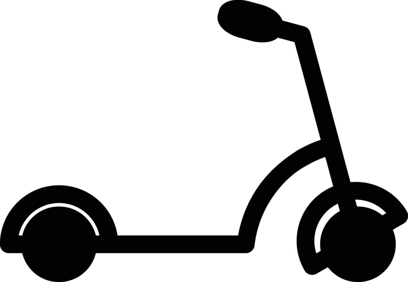 Kick Scooter Vector Icon