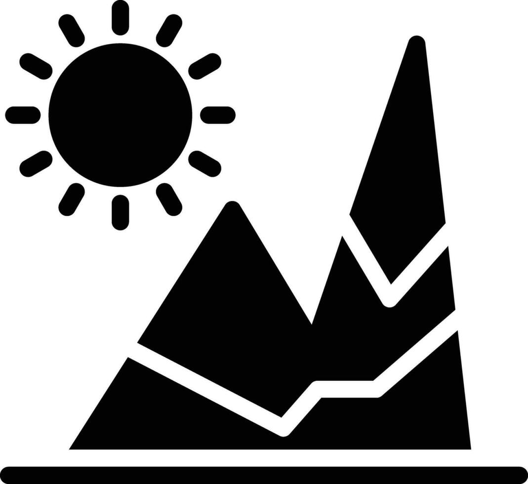 Winter Hill Vector Icon