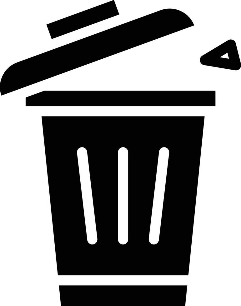 Garbage Cleaning Vector Icon