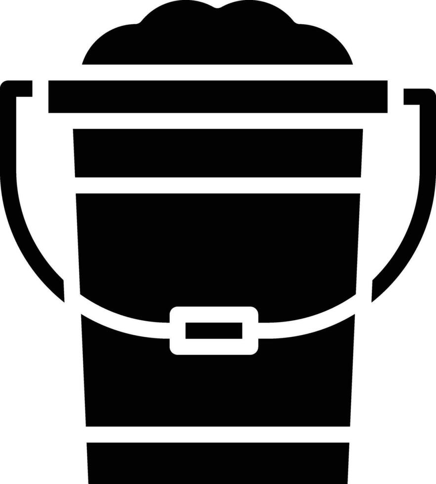 Water Bucket Vector Icon