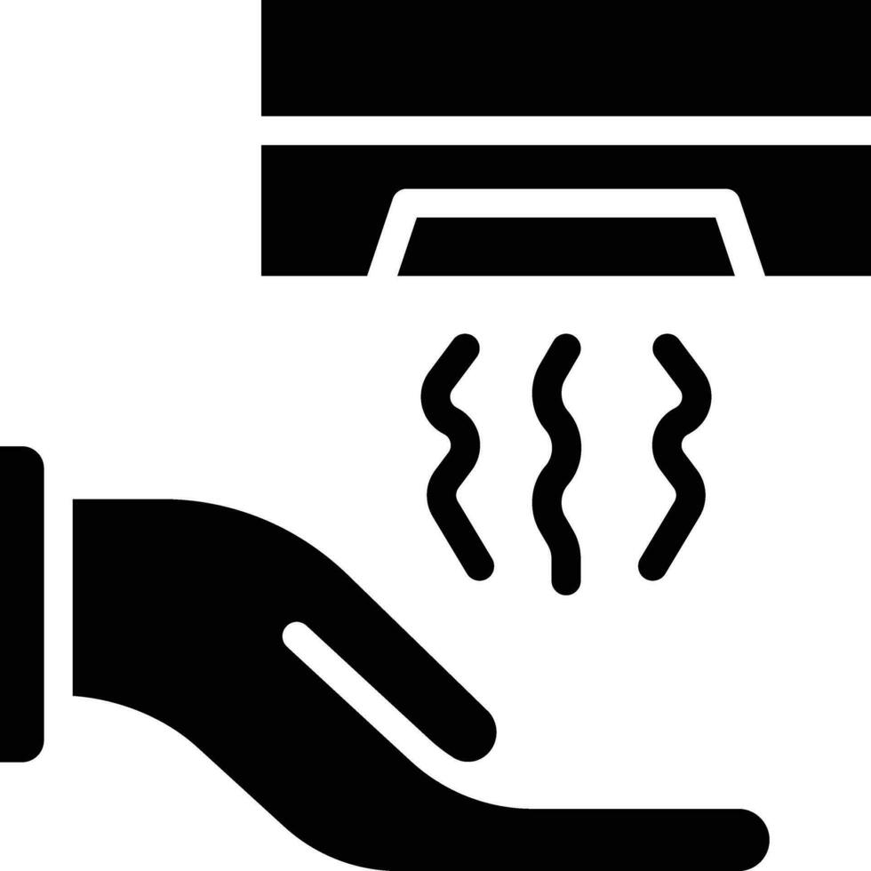 Hand Dryer Vector Icon