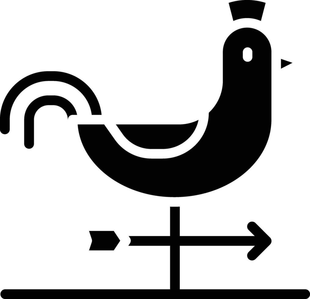 Weathercock Vector Icon