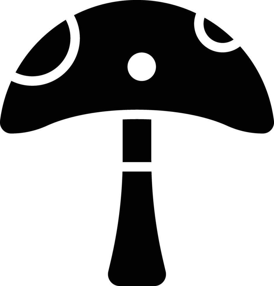 Spring Mushroom Vector Icon