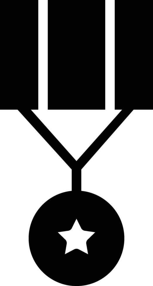 Ejército medalla vector icono