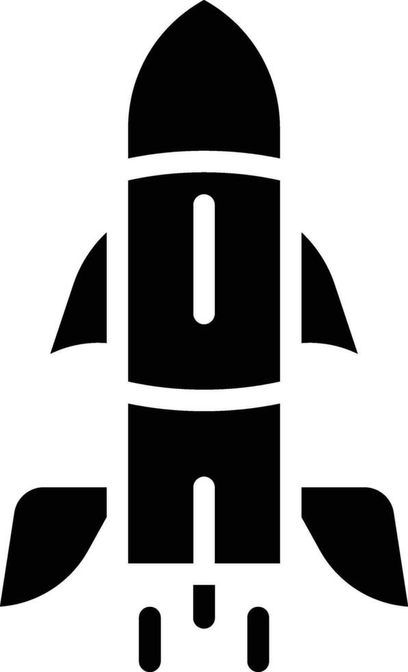 Army Rocket Vector Icon