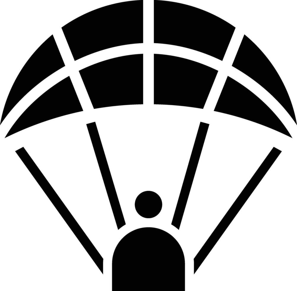 Army Parachute Vector Icon