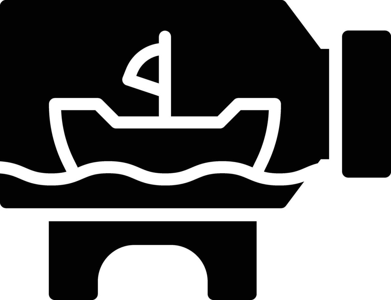 Ship Bottle Vector Icon