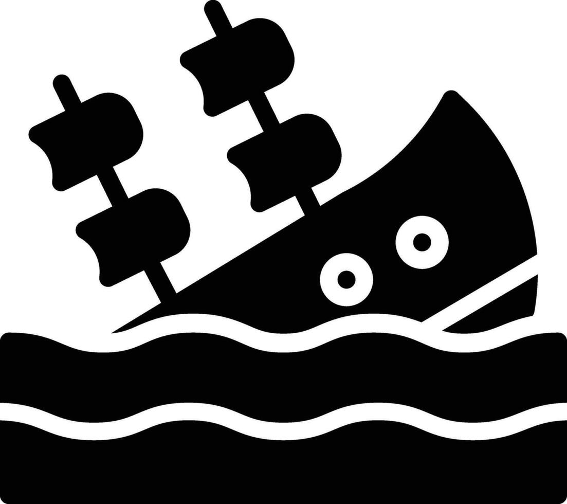 Shipwreck Vector Icon