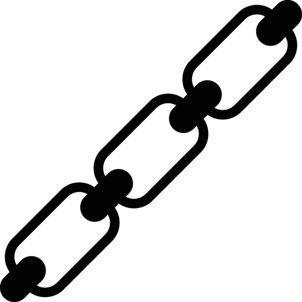 icono de vector de cadena
