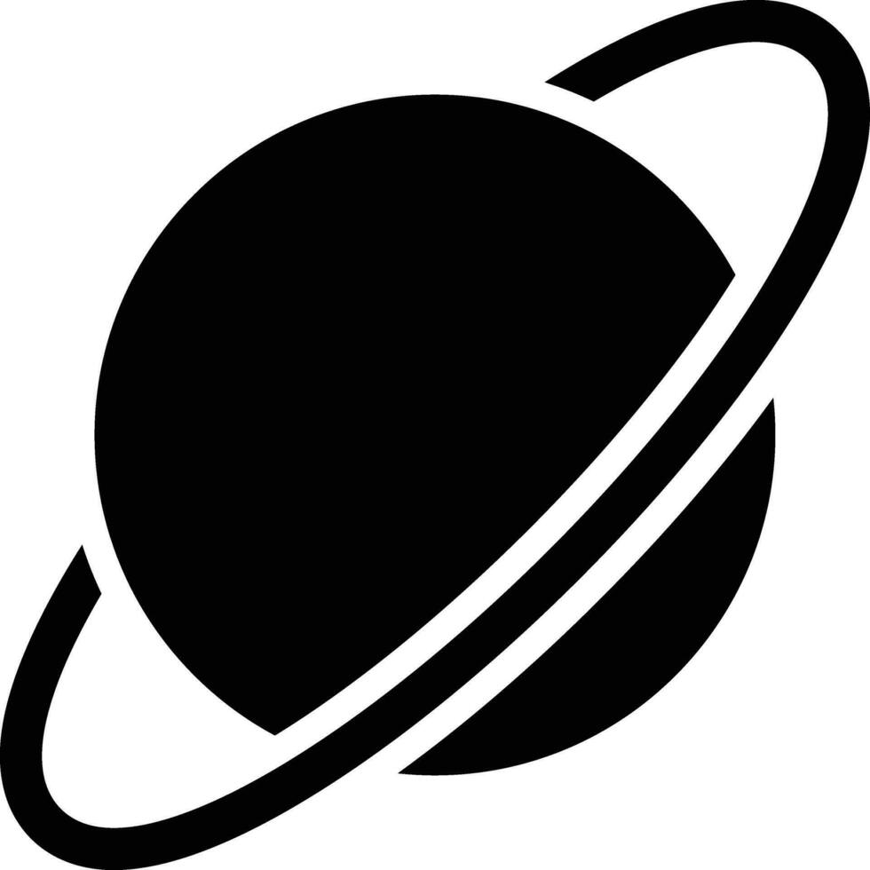 icono de vector de saturno