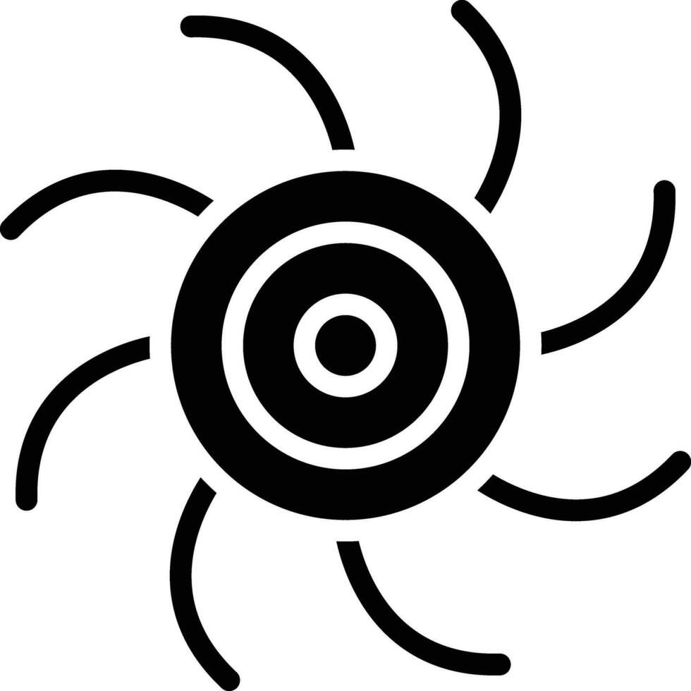 Black Hole Vector Icon