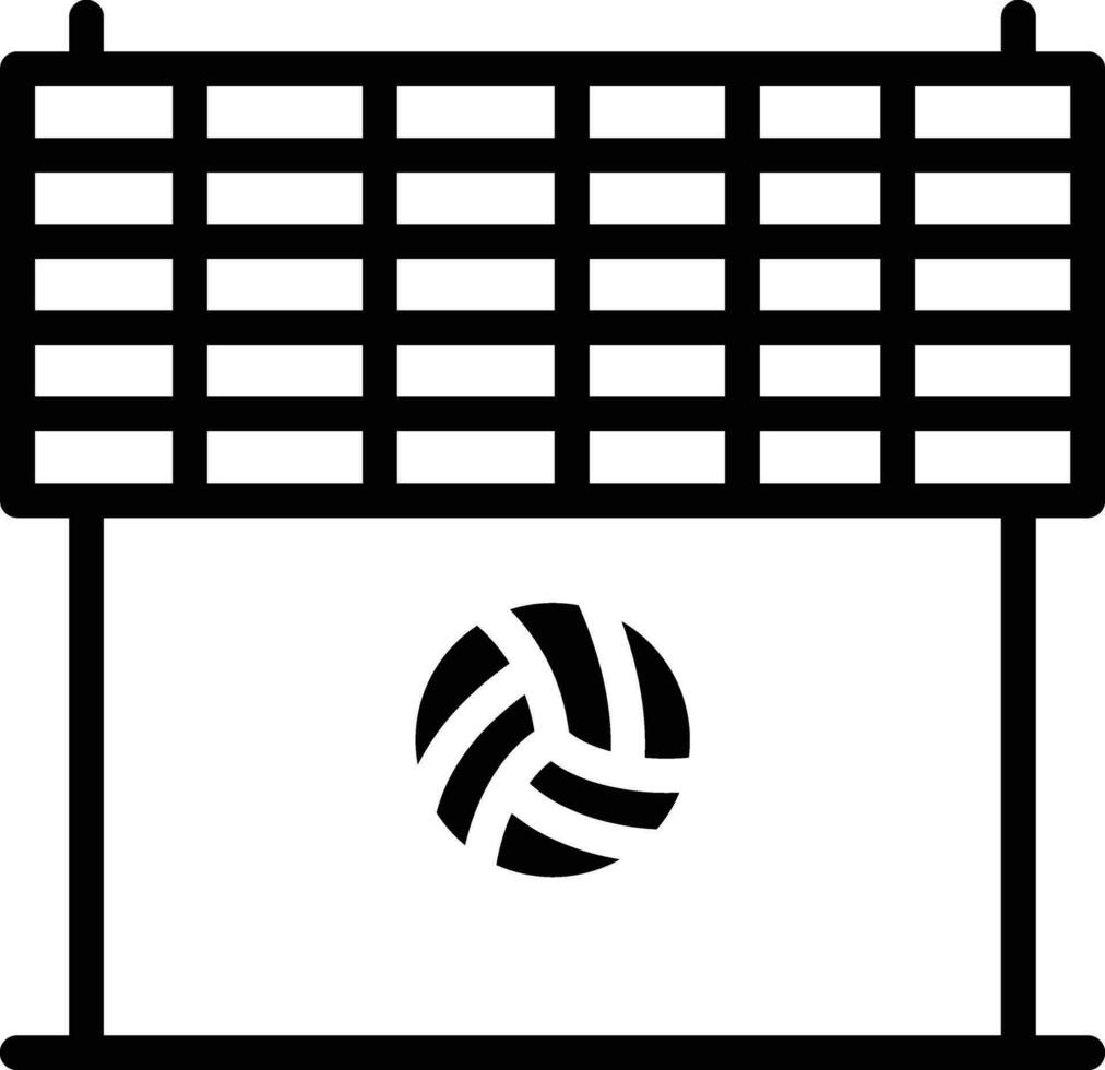 vóleibol red vector icono