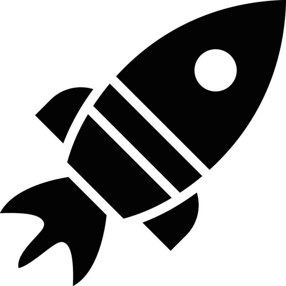 Space Booster Vector Icon