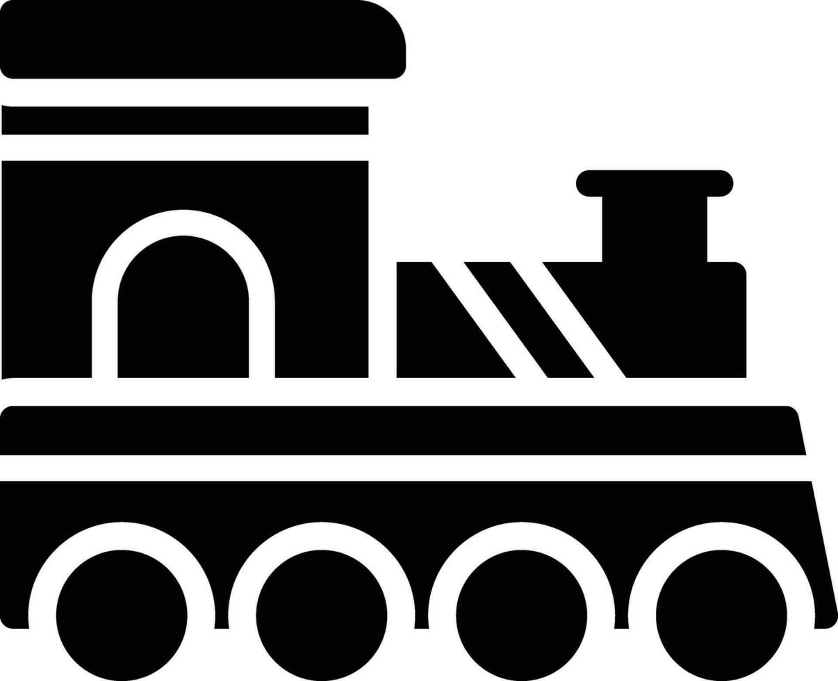 icono de vector de locomotora