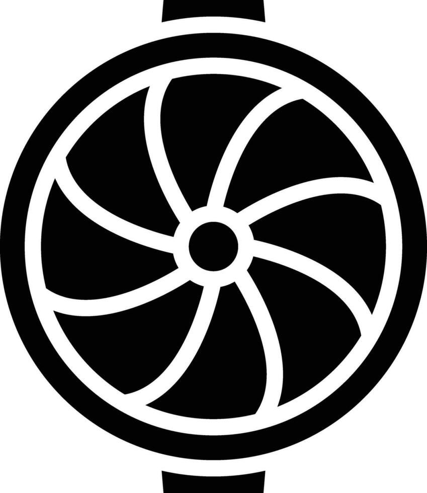 Plane Turbine Vector Icon