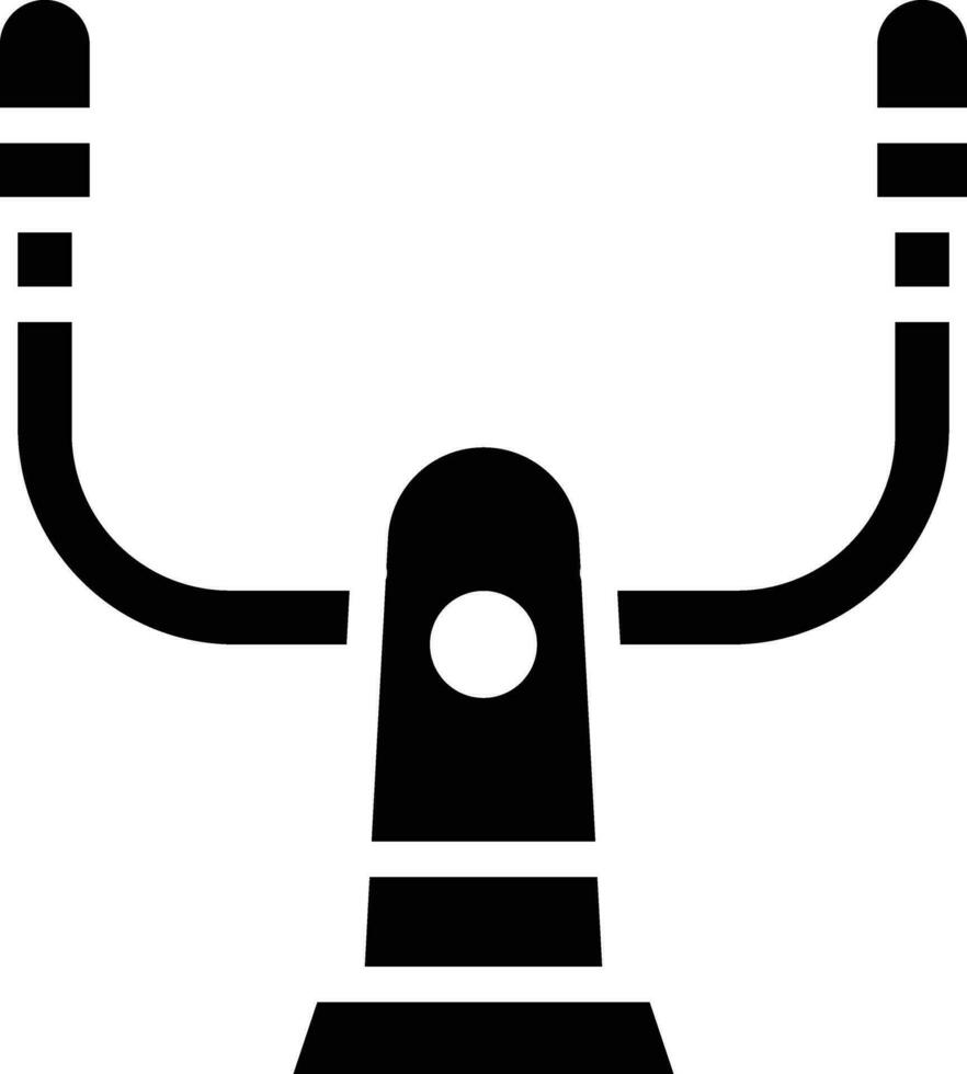 Aeroplane Steering Wheel Vector Icon