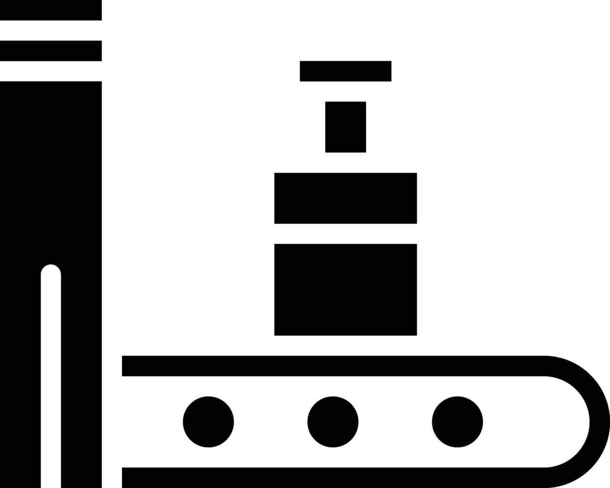 Luggage Conveyor Vector Icon