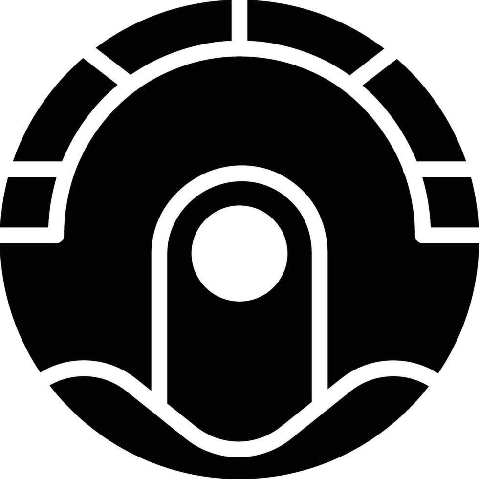 Robot Vaccum Vector Icon