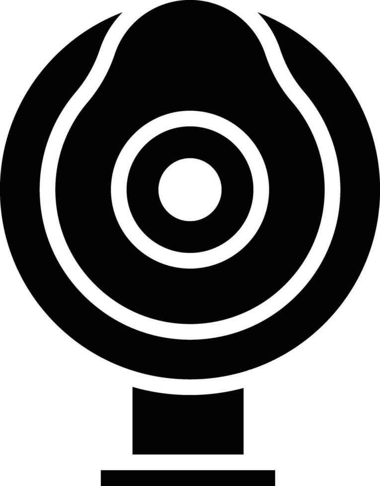 Round Webcam Vector Icon