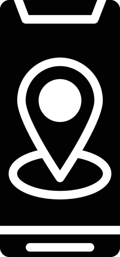 Mobile GPS Vector Icon