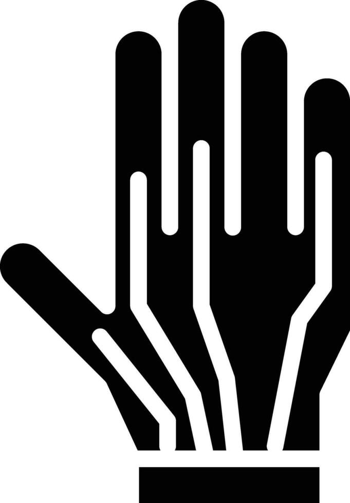 Wired Gloves Vector Icon