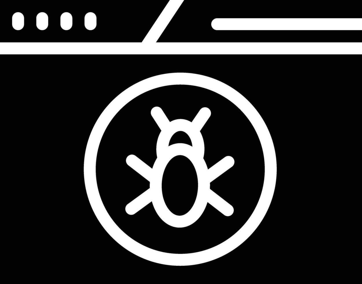 Website Bug Vector Icon