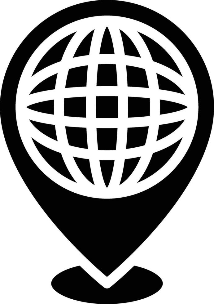 Worldwide Location Vector Icon