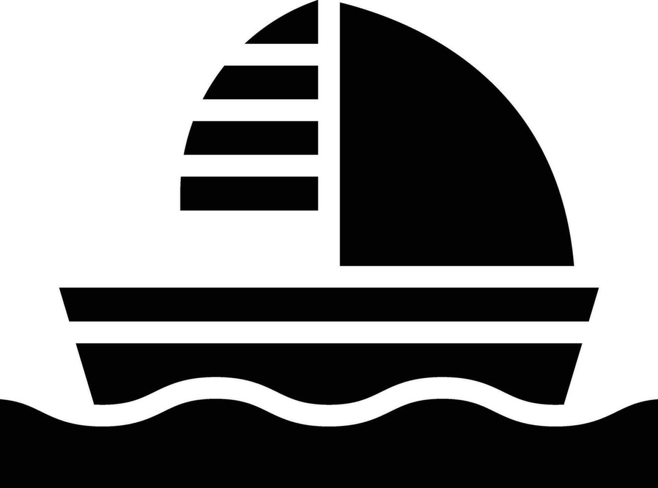 Dinghy Vector Icon