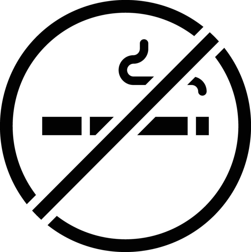 No Smoking Vector Icon