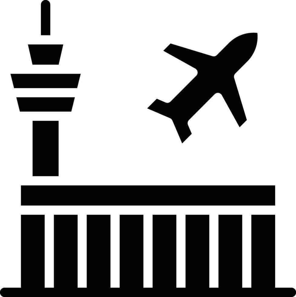 icono de vector de aeropuerto