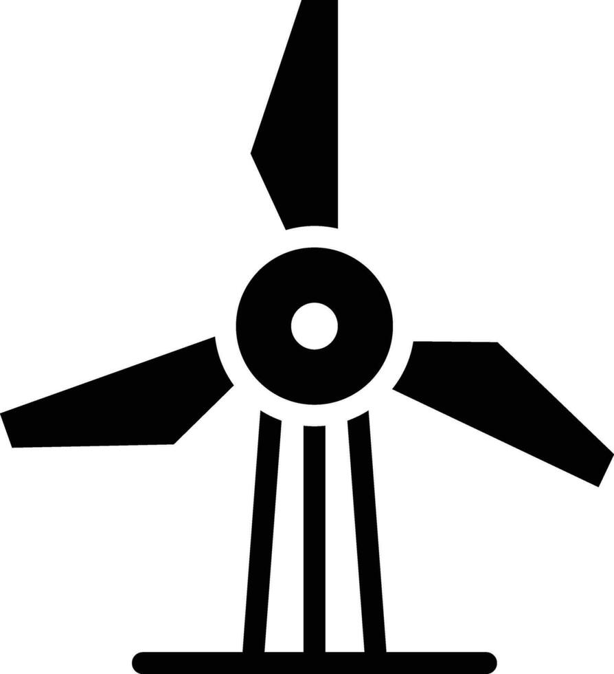 icono de vector de molino de viento