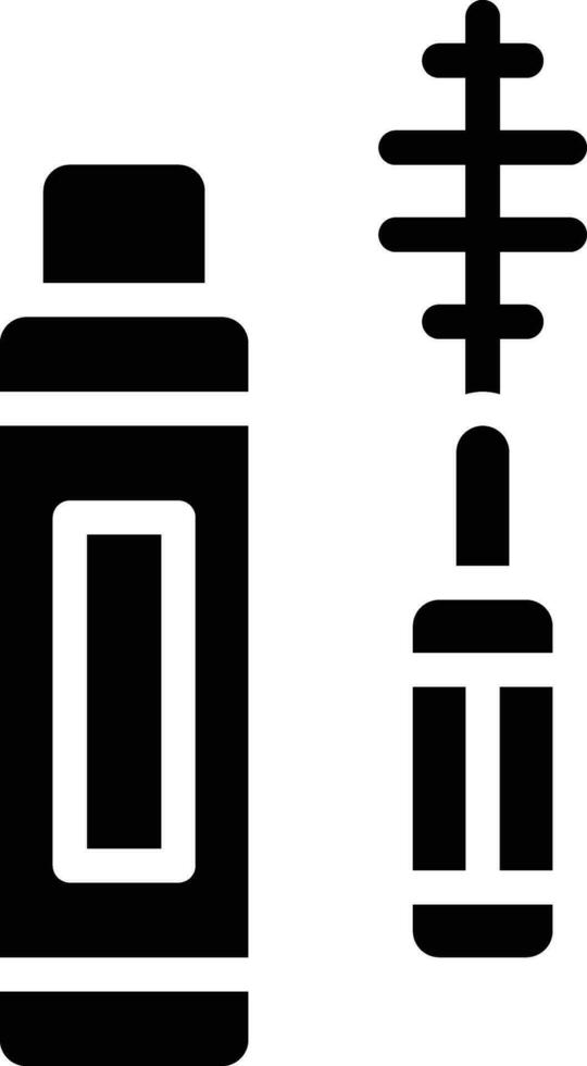 Eyelash Mascara Vector Icon