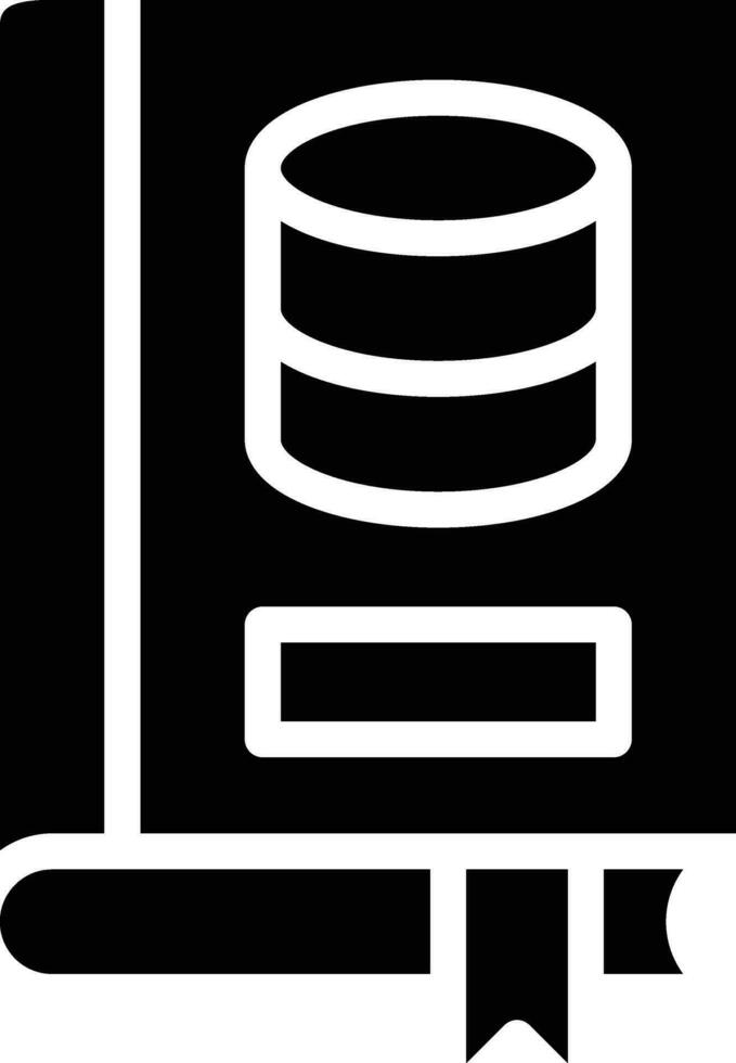 Library Database Vector Icon