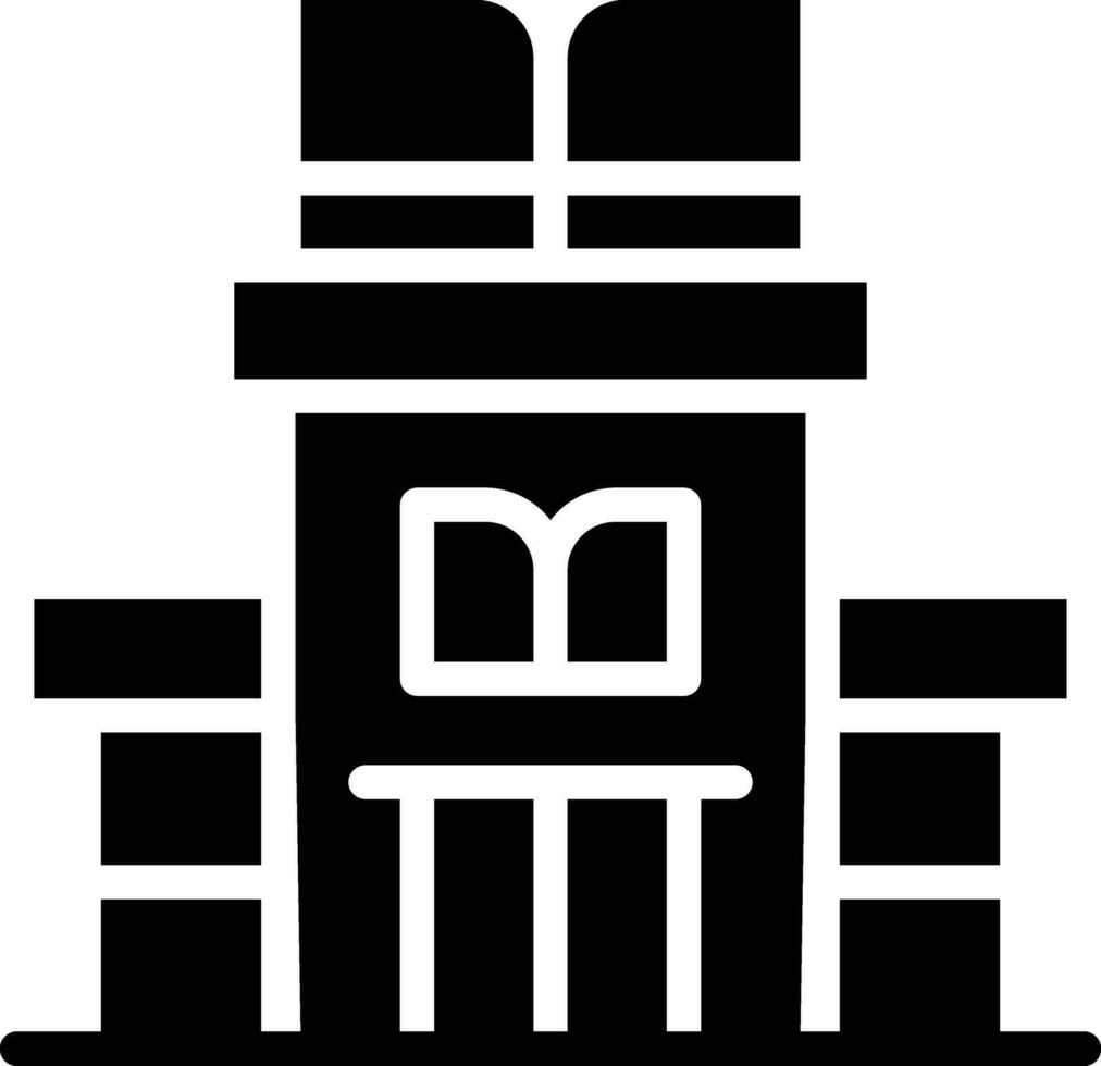 Library Building Vector Icon