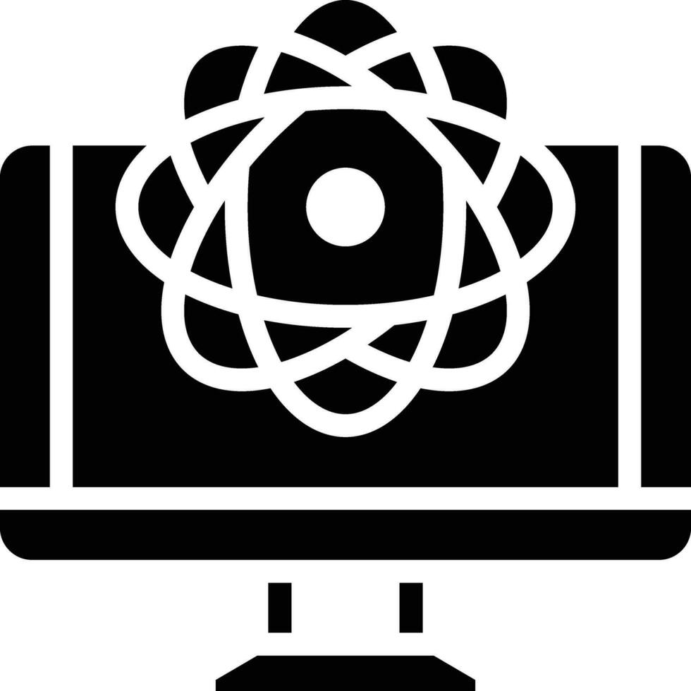 Quantum Computing Vector Icon