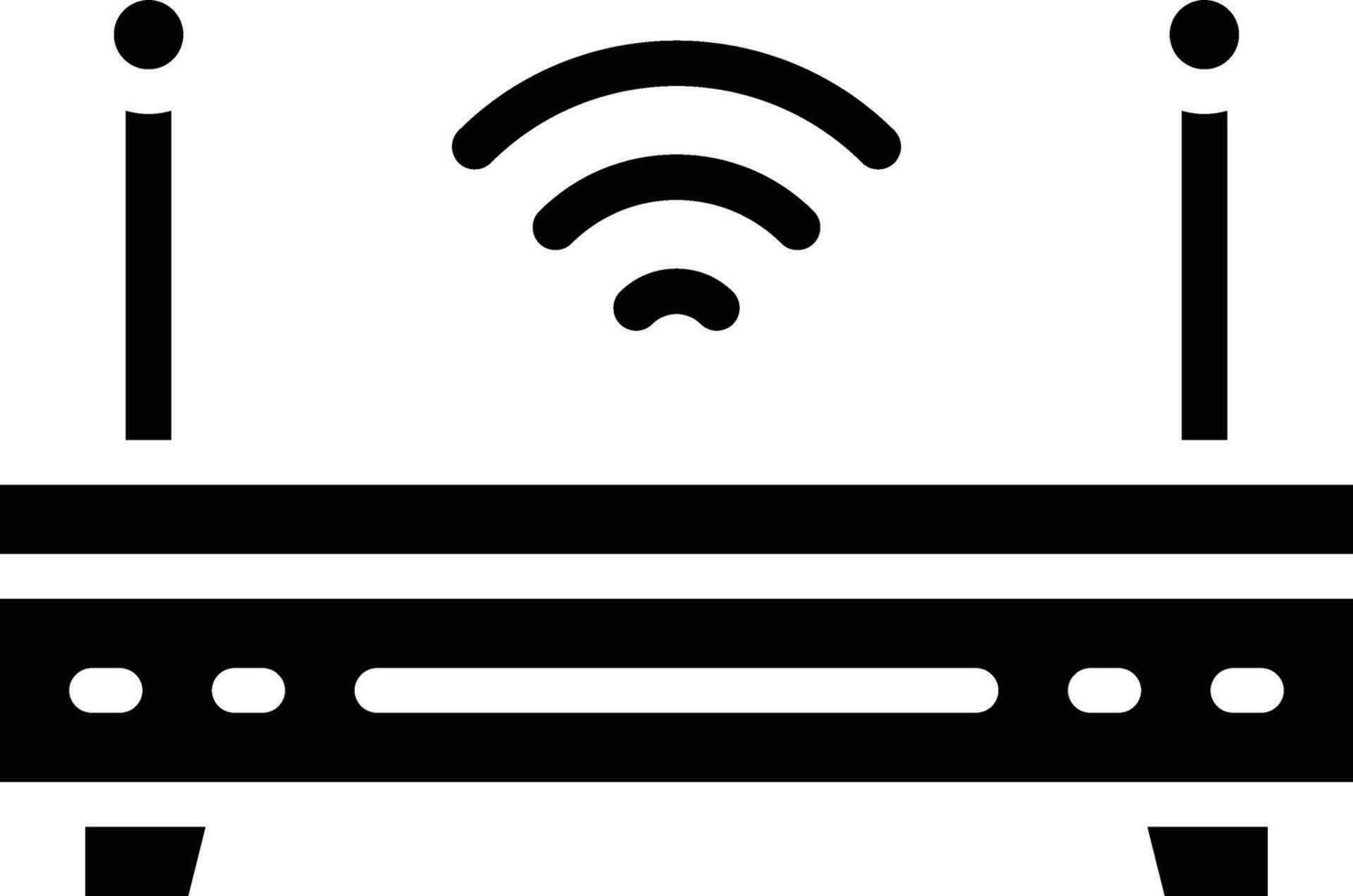 Wireless Router Vector Icon