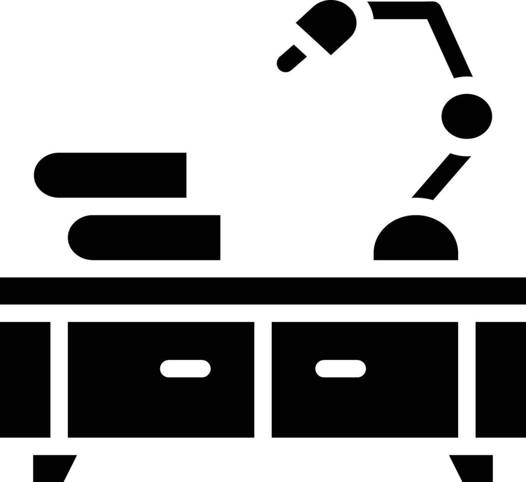 Desk Lamp Vector Icon
