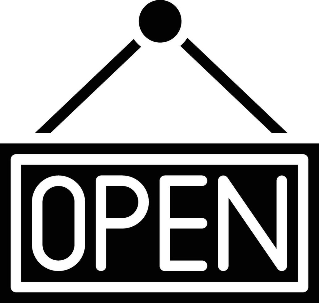 Open Shop Vector Icon