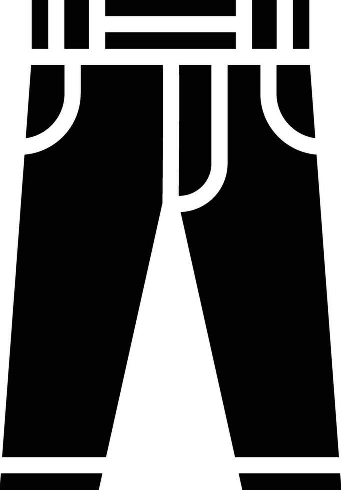 icono de vector de pantalones