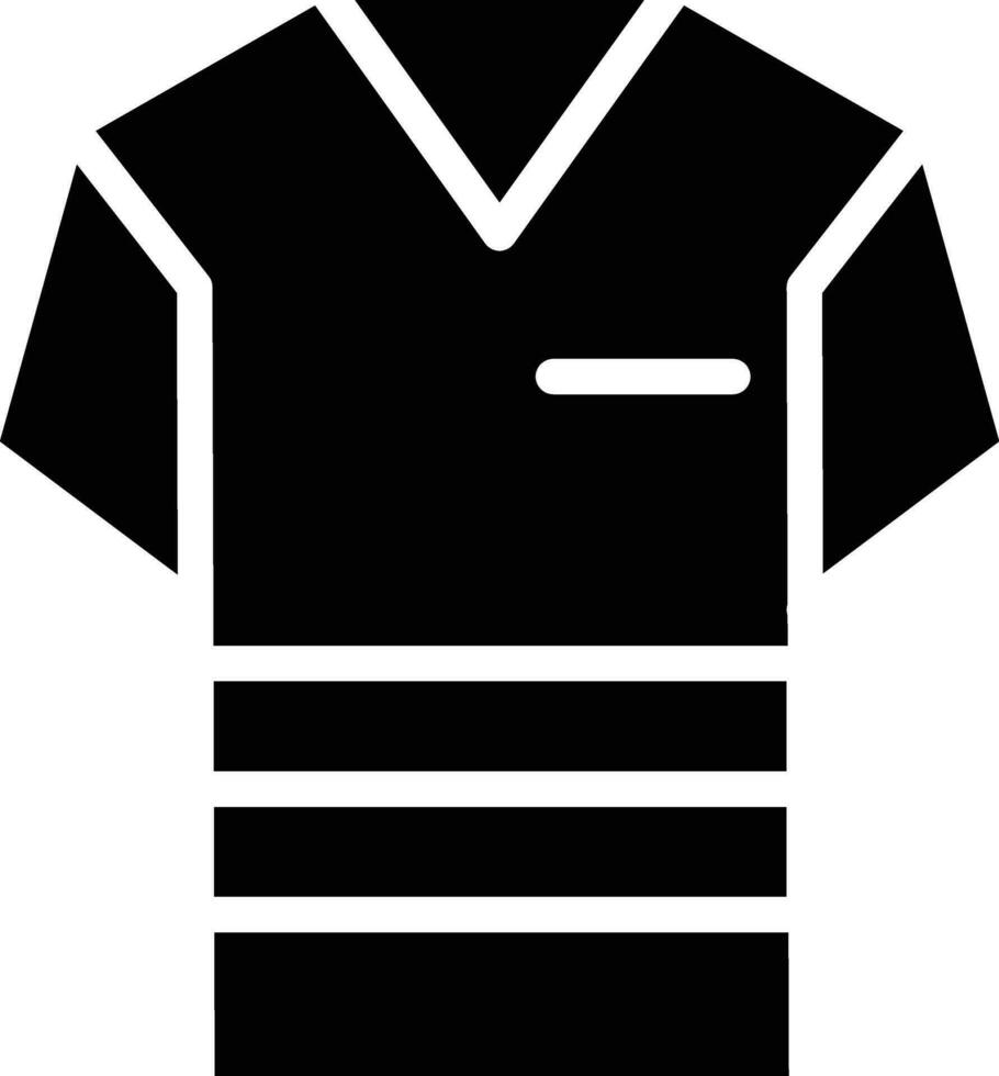 V Neck Shirt Vector Icon