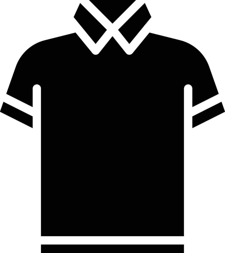 icono de vector de camisa de polo