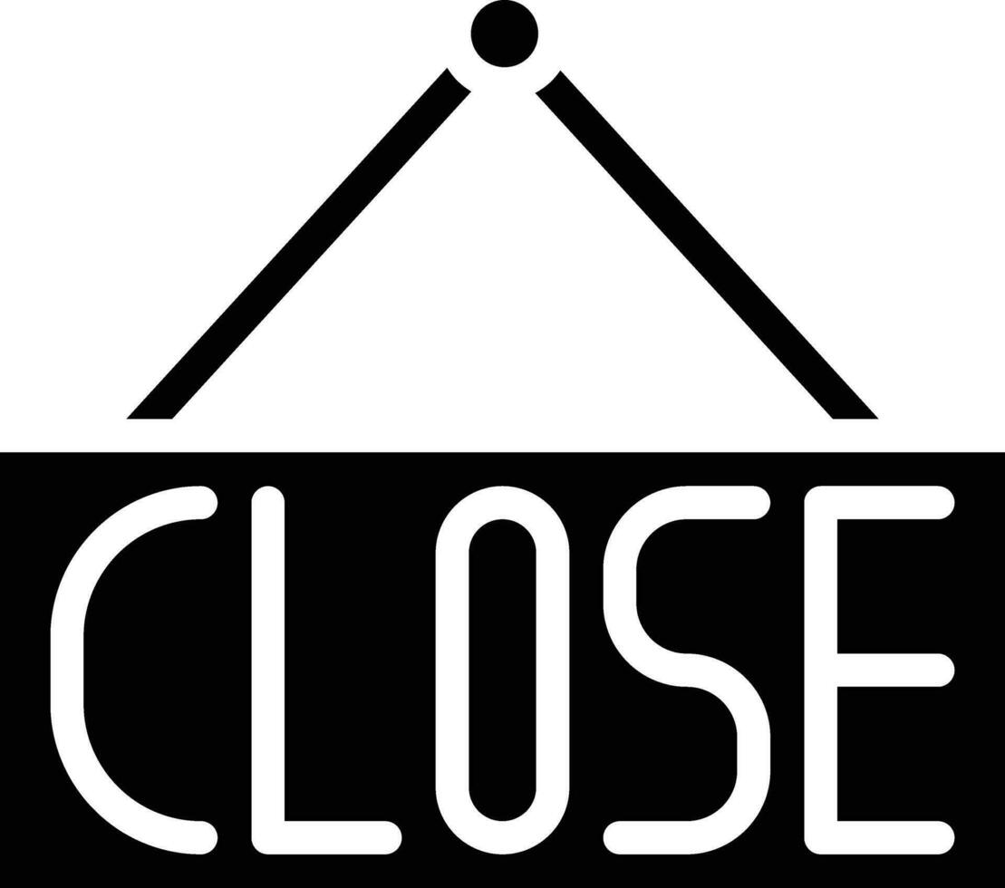 Close Shop Vector Icon