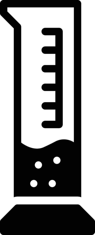 graduado cilindro vector icono