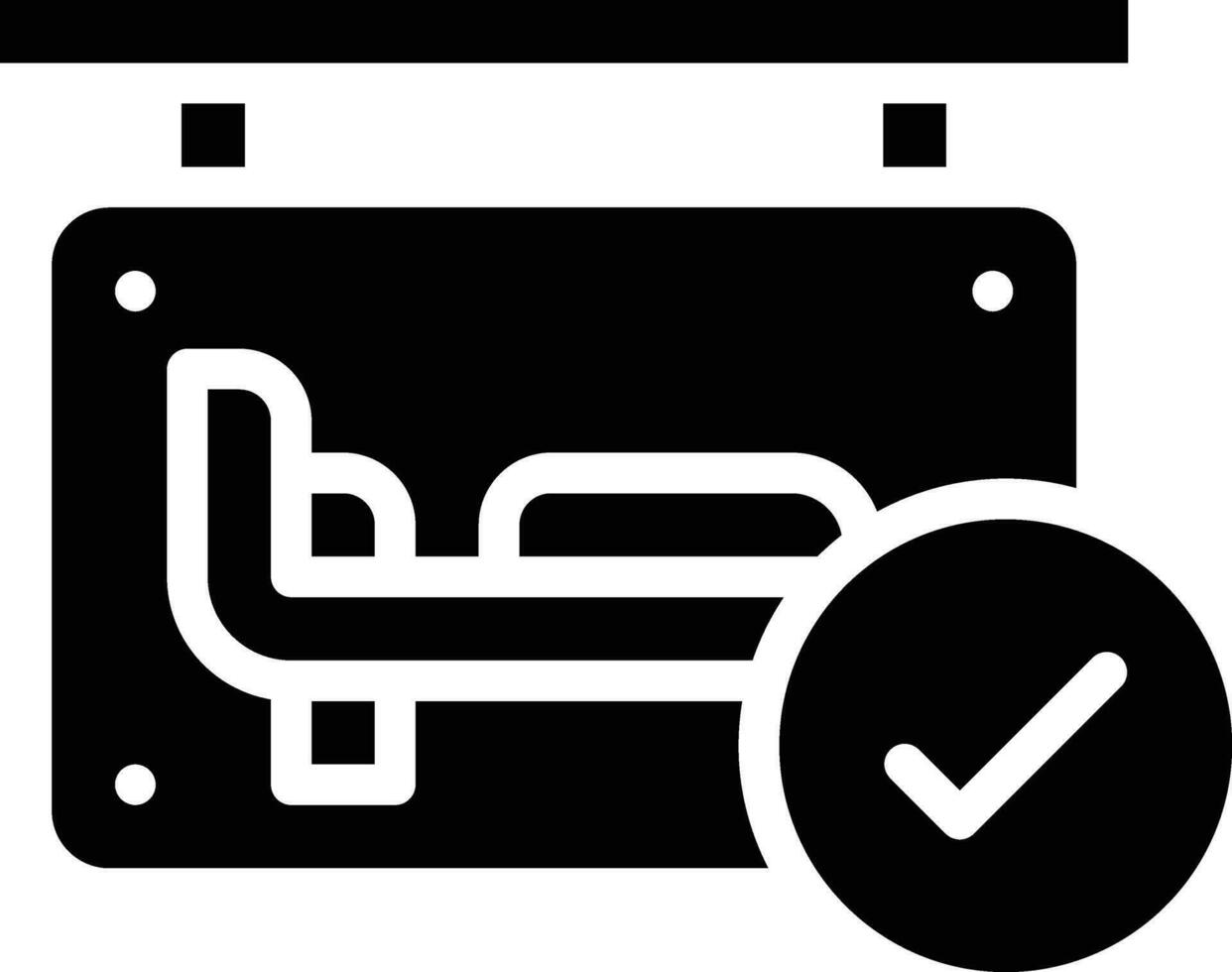 Room Availability Vector Icon