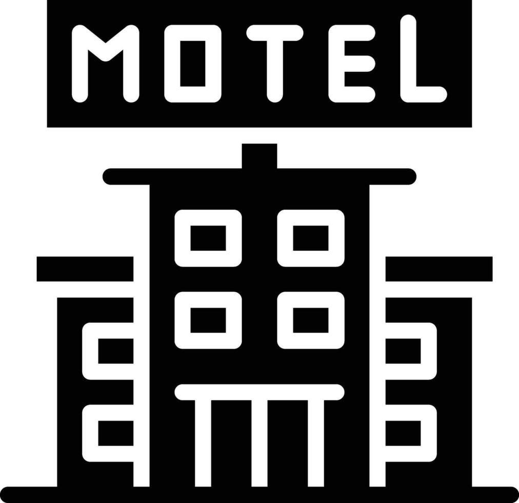 Motel Vector Icon