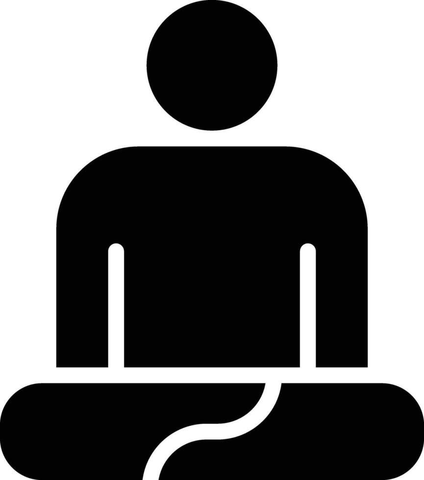 Meditation Vector Icon