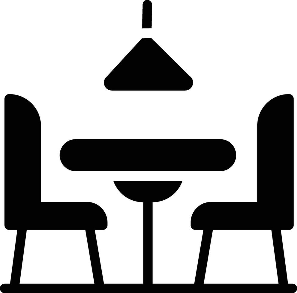 Dinner Table Vector Icon