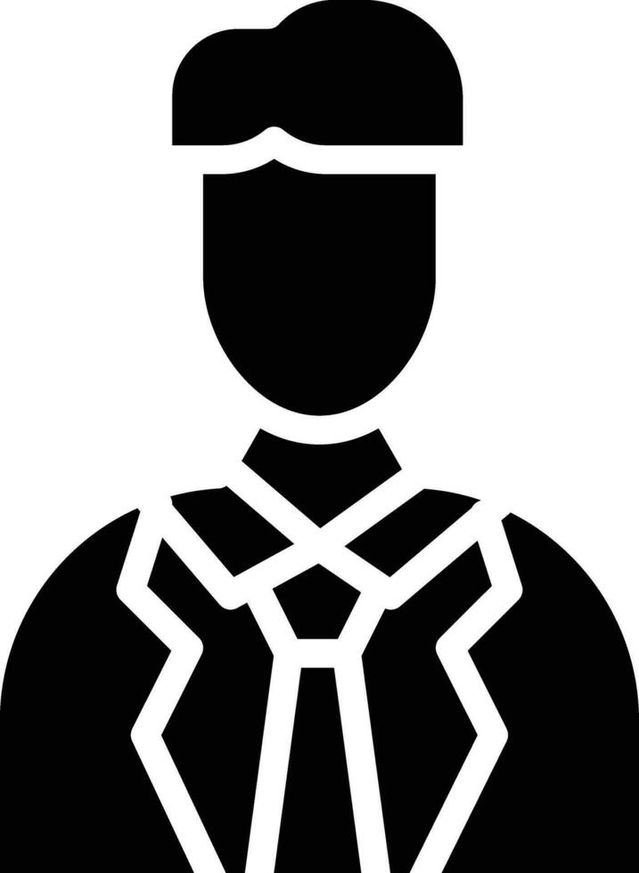 Male Financial Advisor Vector Icon