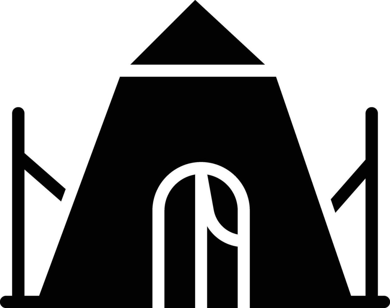 Tent Vector Icon